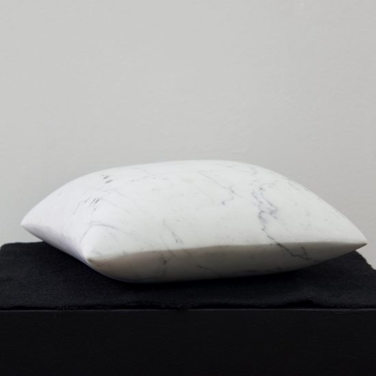 Pillow, Carrara marble, 2019. Photo: Ellen Dahl