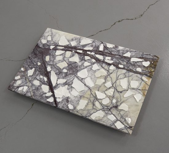 Sylvia Griffin plaster shards onmarble Second Skin