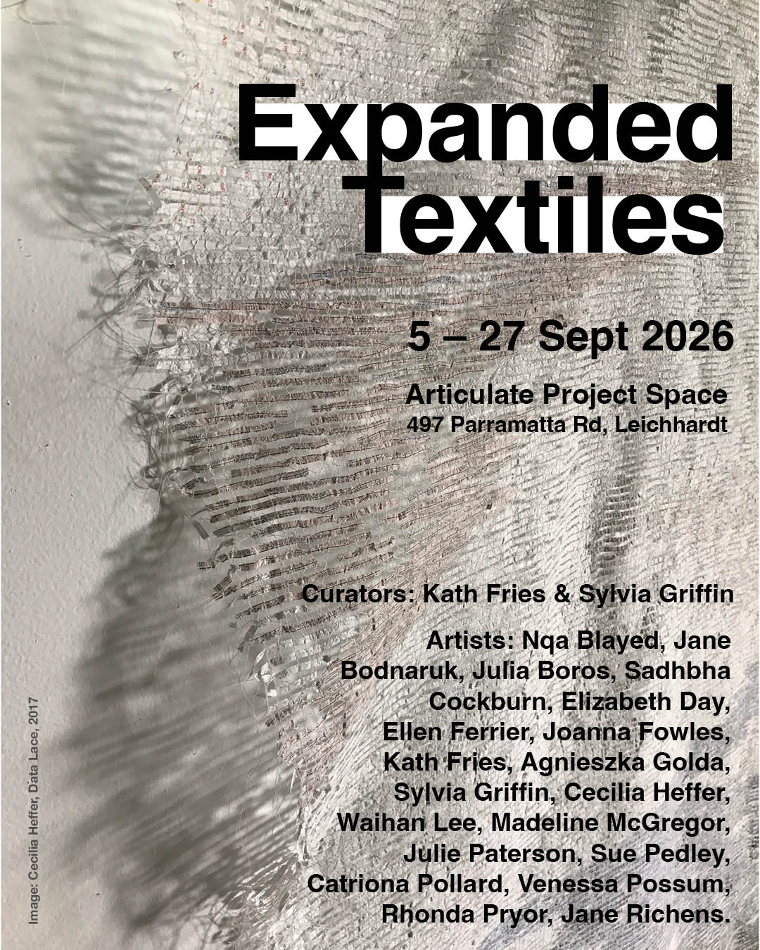 Expanded Textiles Invitation